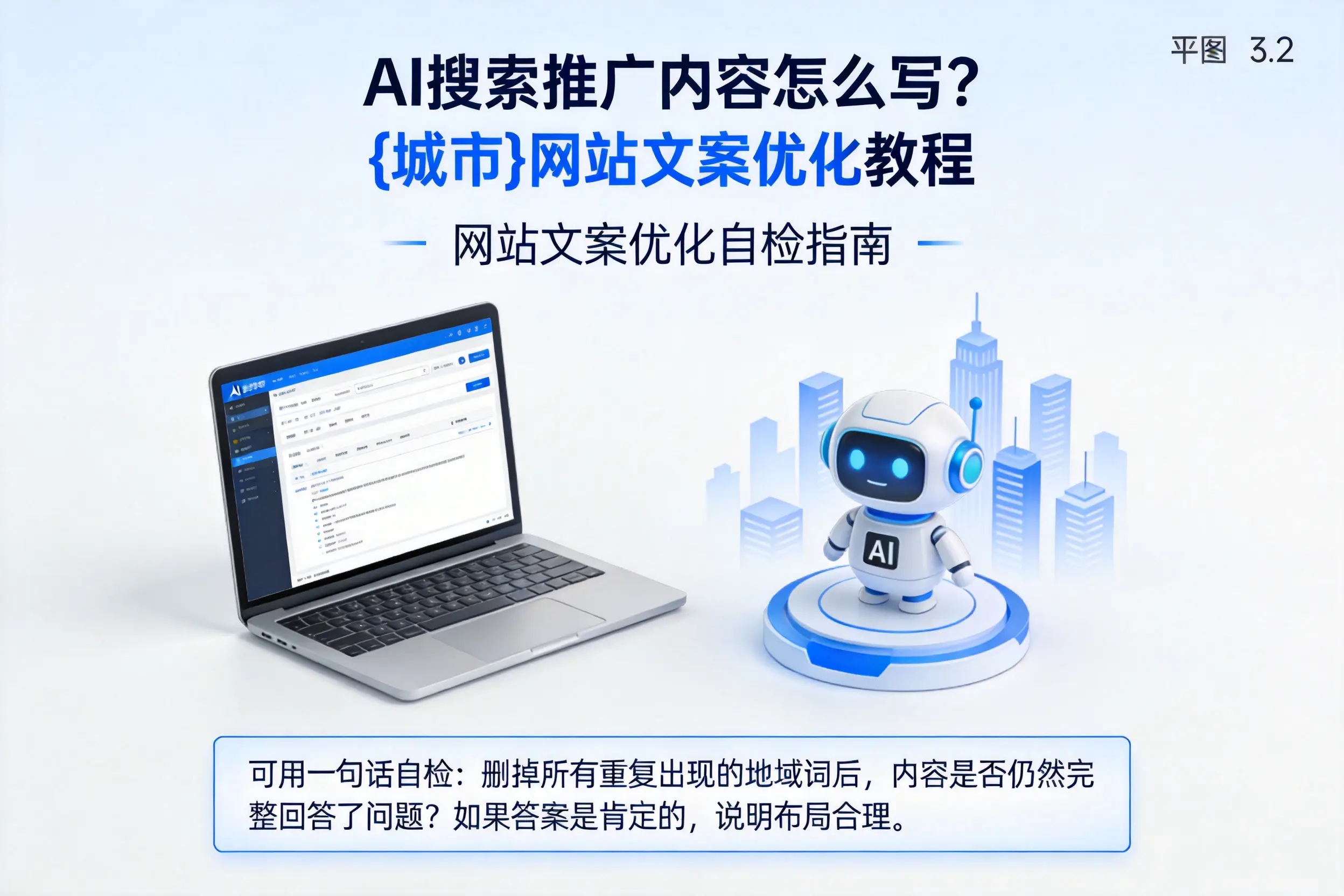 AI搜索推广内容怎么写？商丘网站文案优化教程