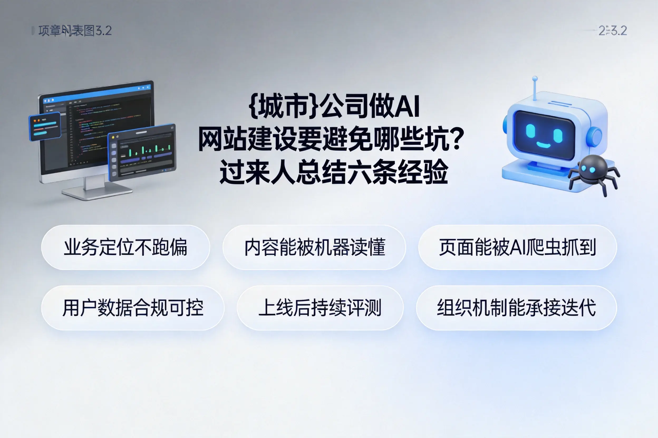 商丘公司做AI网站建设要避免哪些坑？过来人总结六条经验