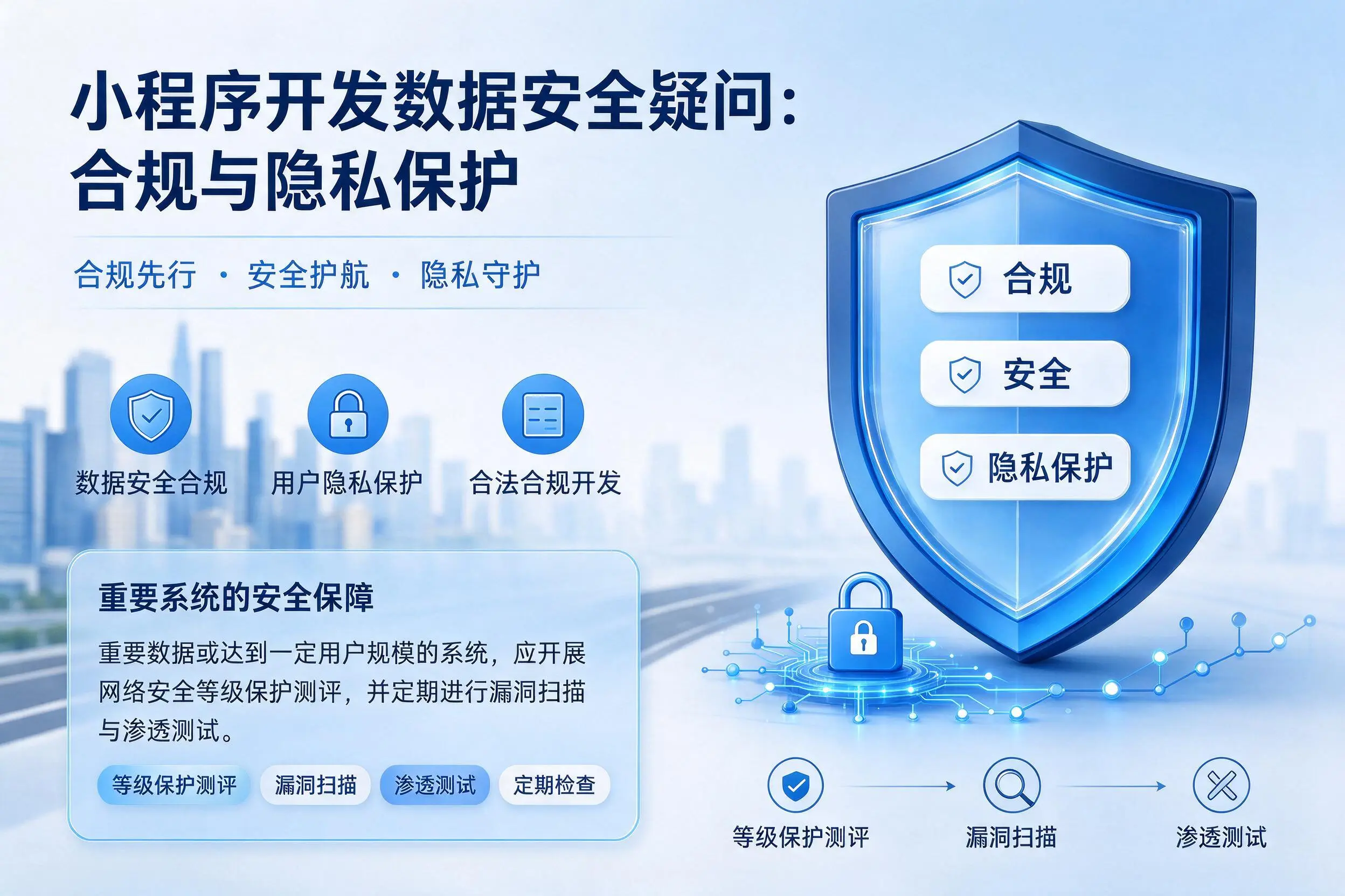 商丘小程序开发数据安全疑问：合规与隐私保护