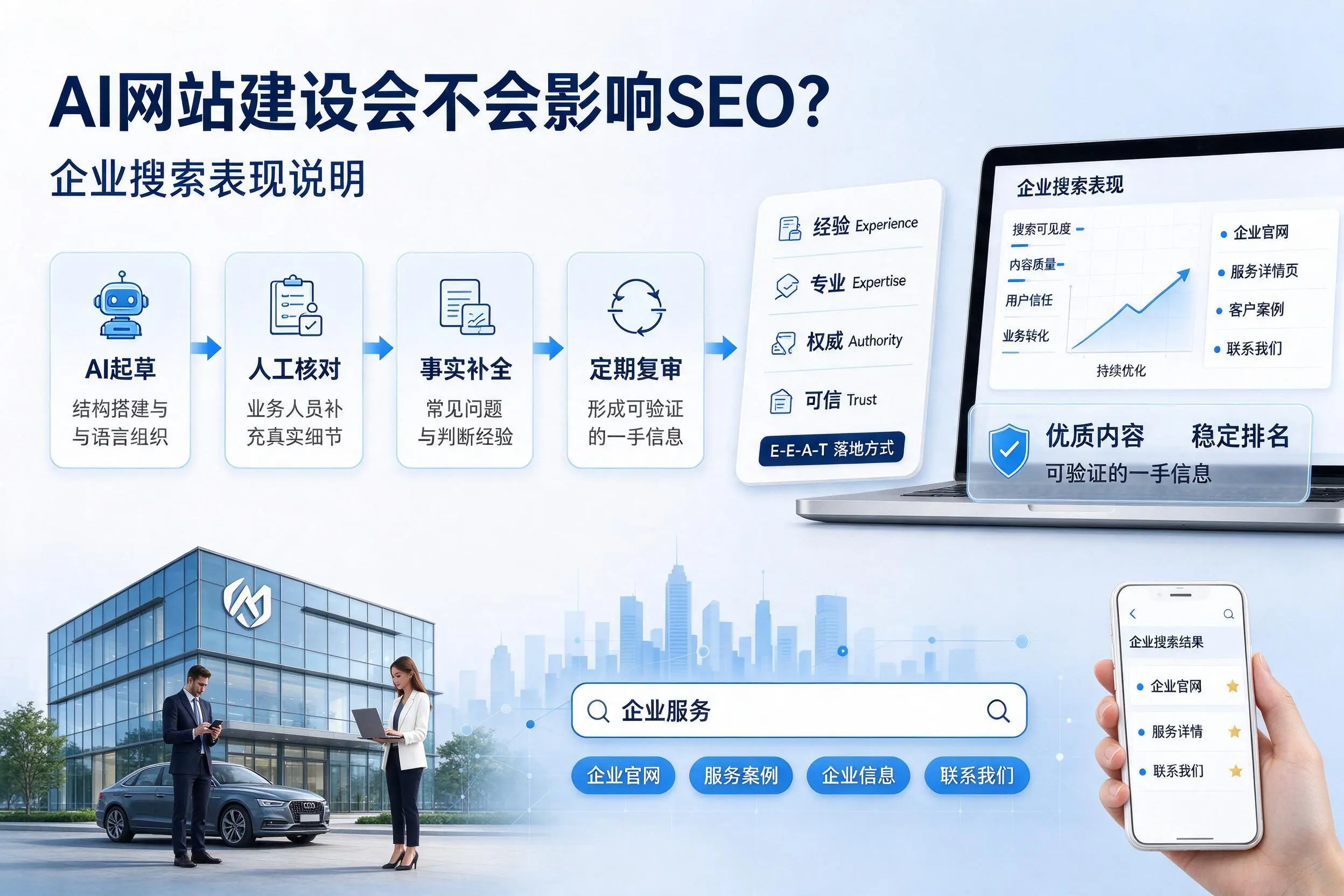 AI网站建设会不会影响SEO?商丘企业搜索表现说明