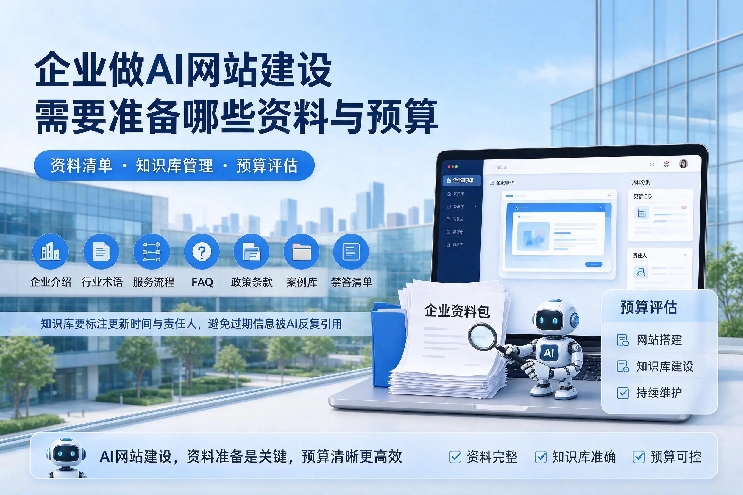 商丘企业做AI网站建设需要准备哪些资料与预算