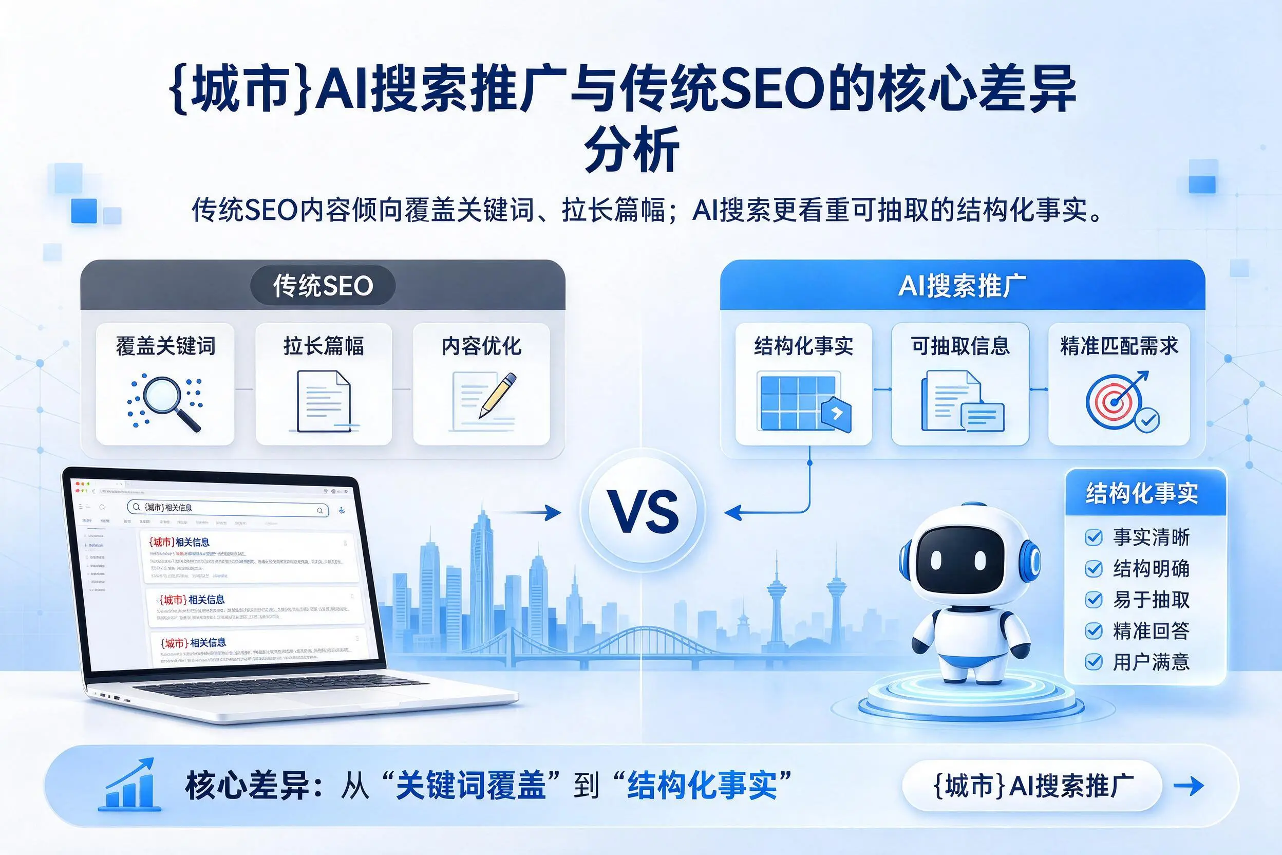 商丘AI搜索推广与传统SEO的核心差异分析
